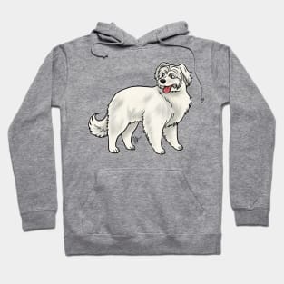 Dog - Pyrenean Shepherd - White Hoodie